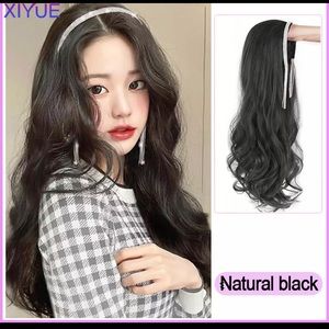 Half headband extension wig